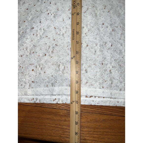 Avenue Women Top White Eyelet Lace Kimono Size 14/16 Romantic Boho Cottage - Picture 9 of 10